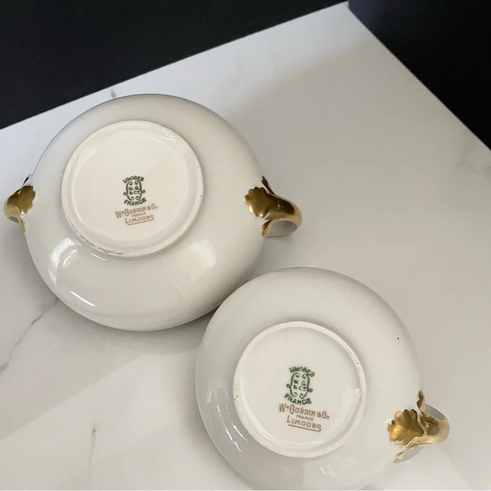 Sugar & Creamer SET - Guerin Limoges